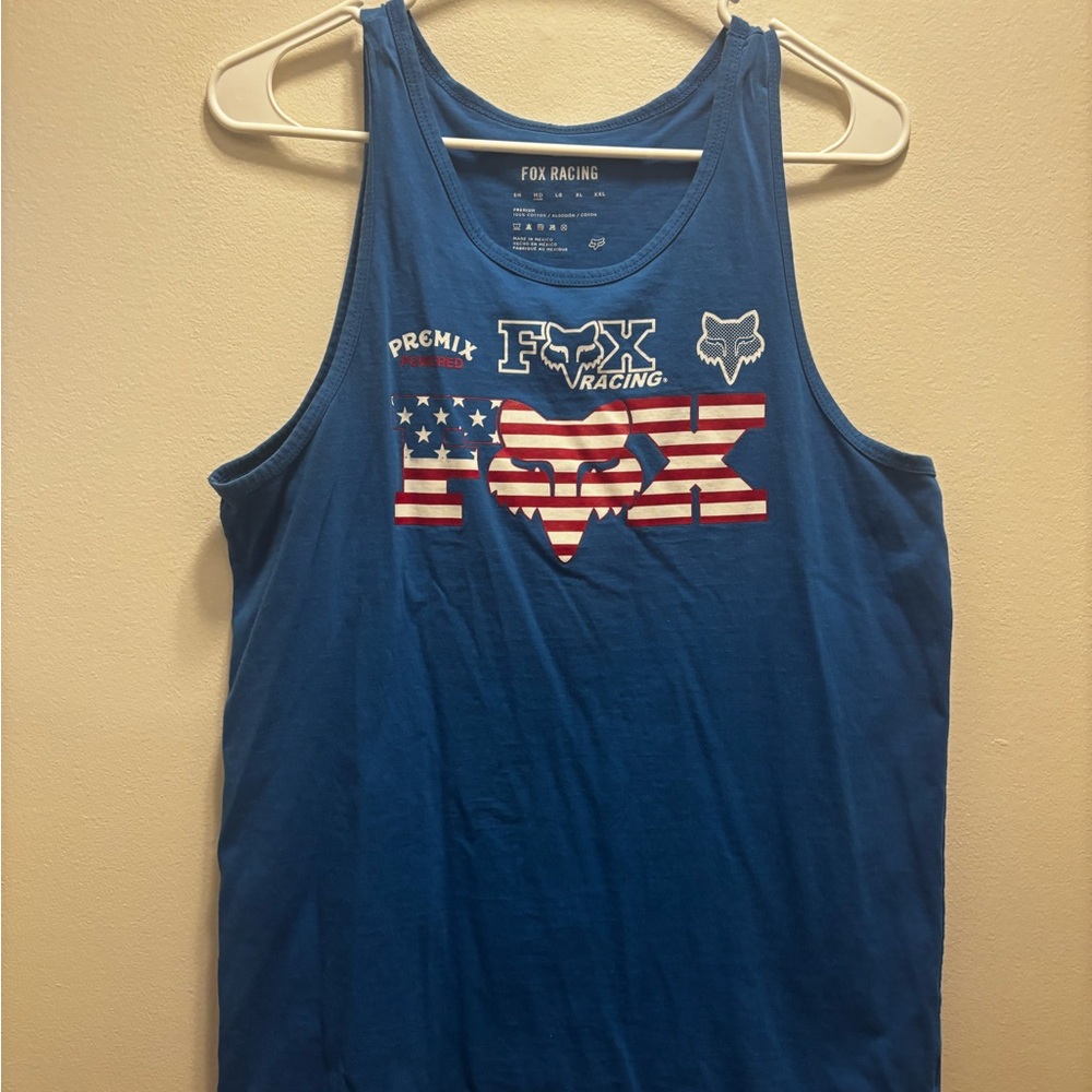 Fox Racing Blue Tank Top
